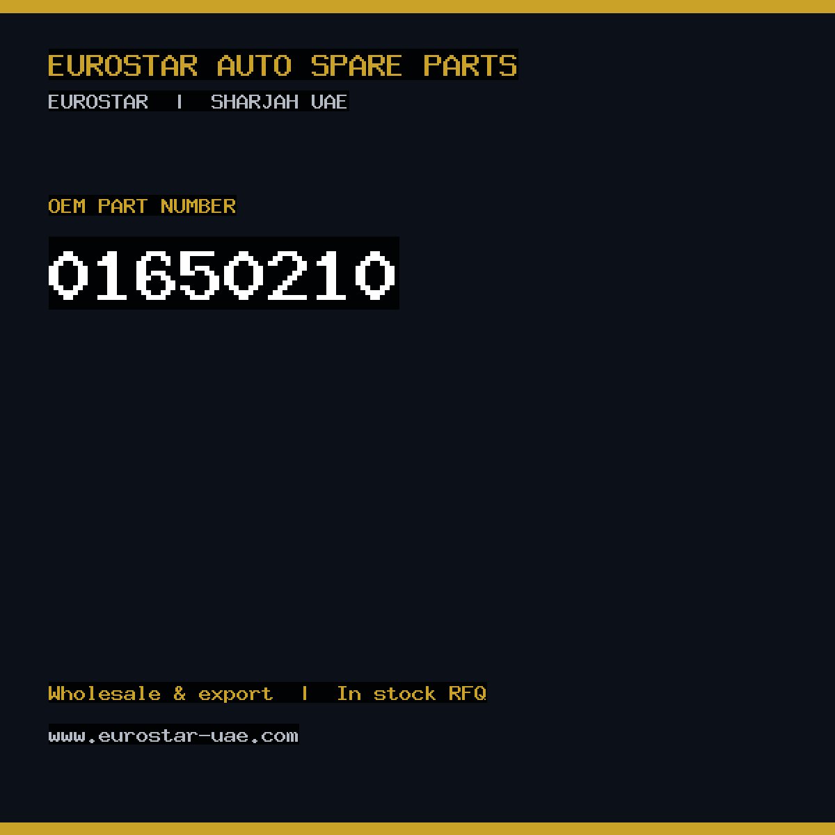0165021/0 — DELPHI 0165021/0