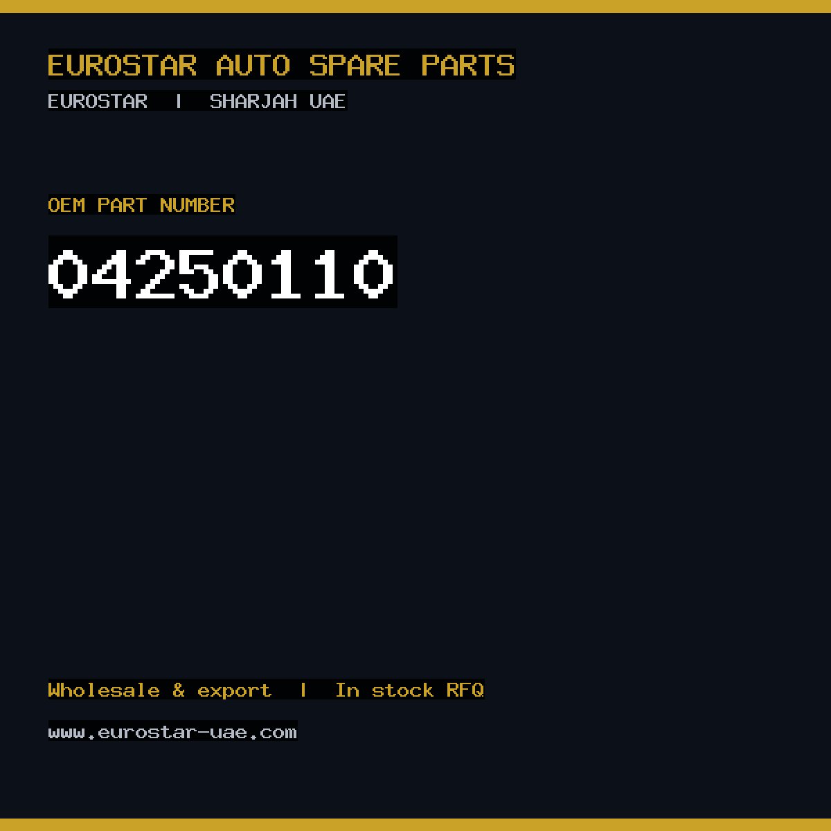 0425011/0 — DELPHI 0425011/0