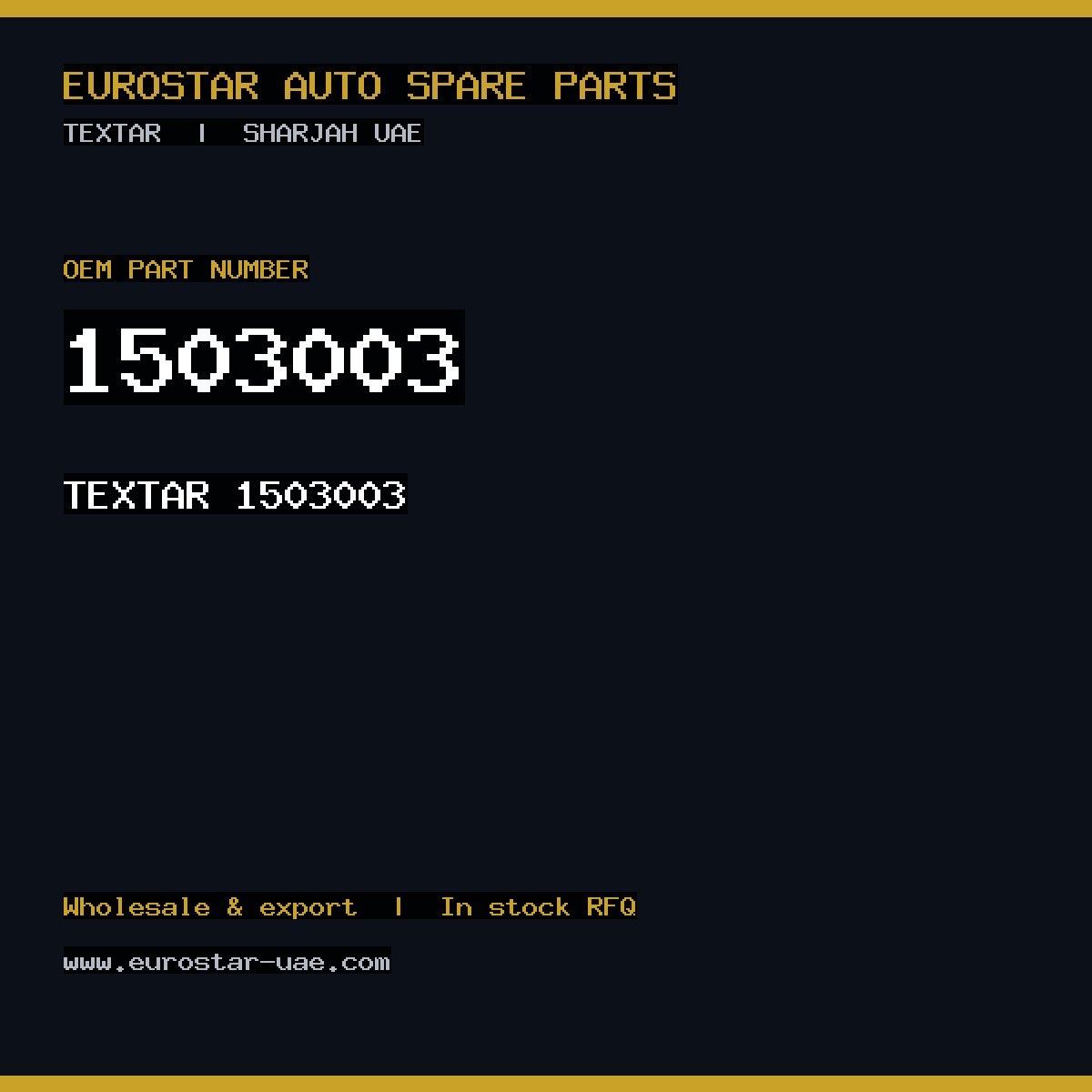 TEXTAR 1503003