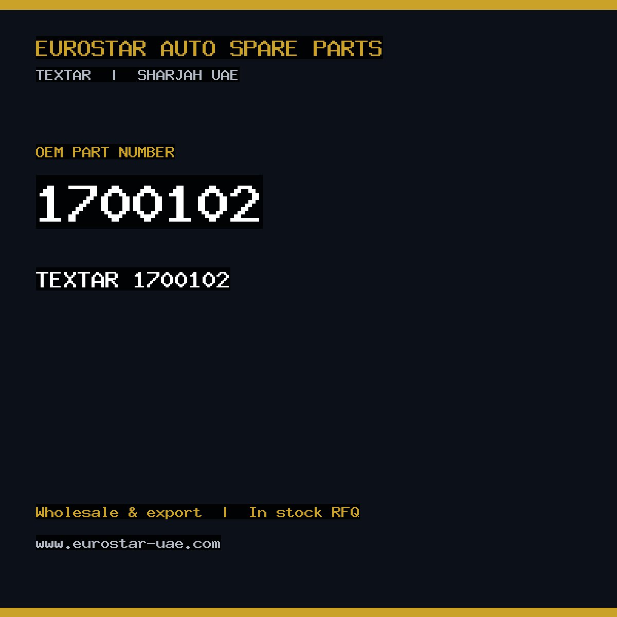 TEXTAR 1700102