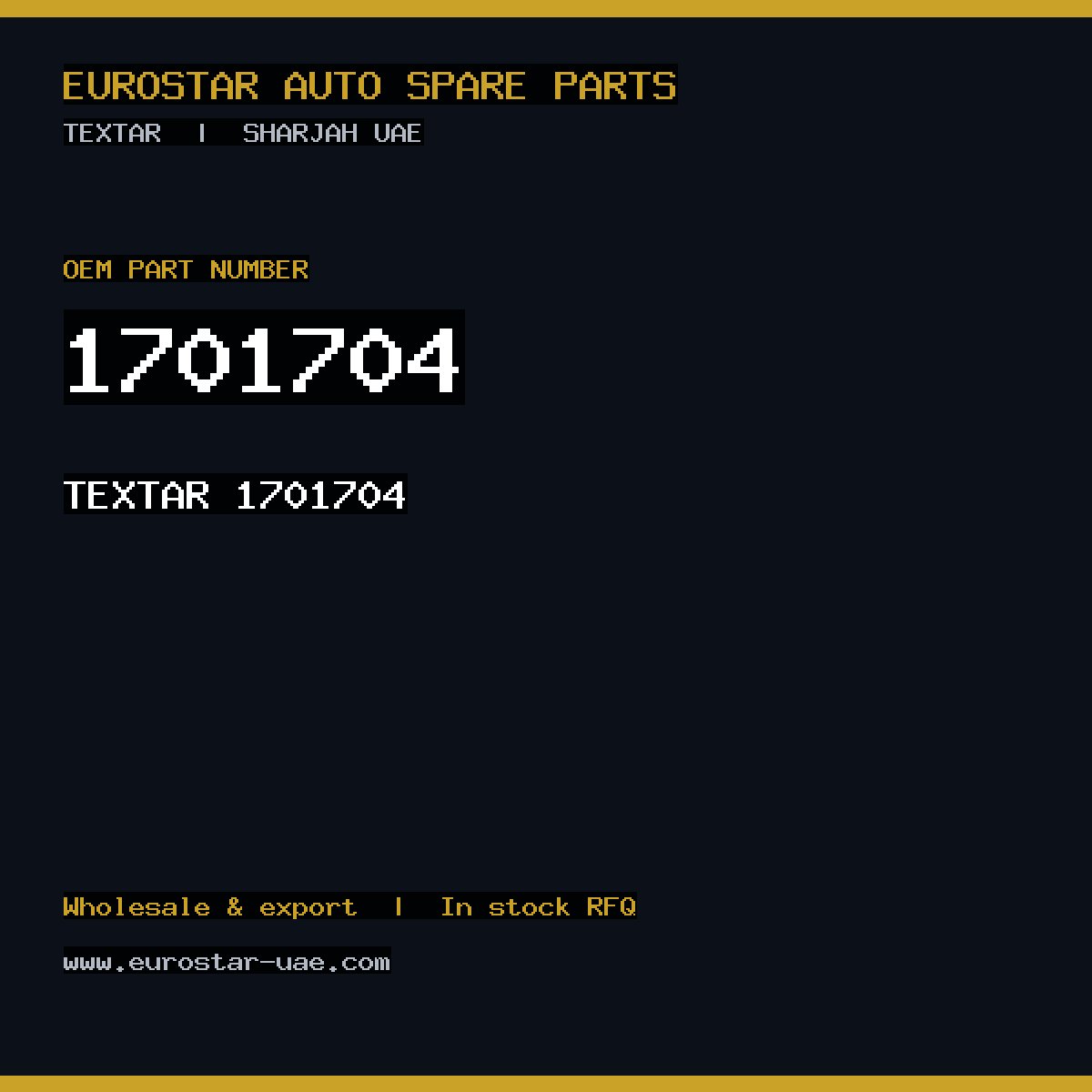 TEXTAR 1701704
