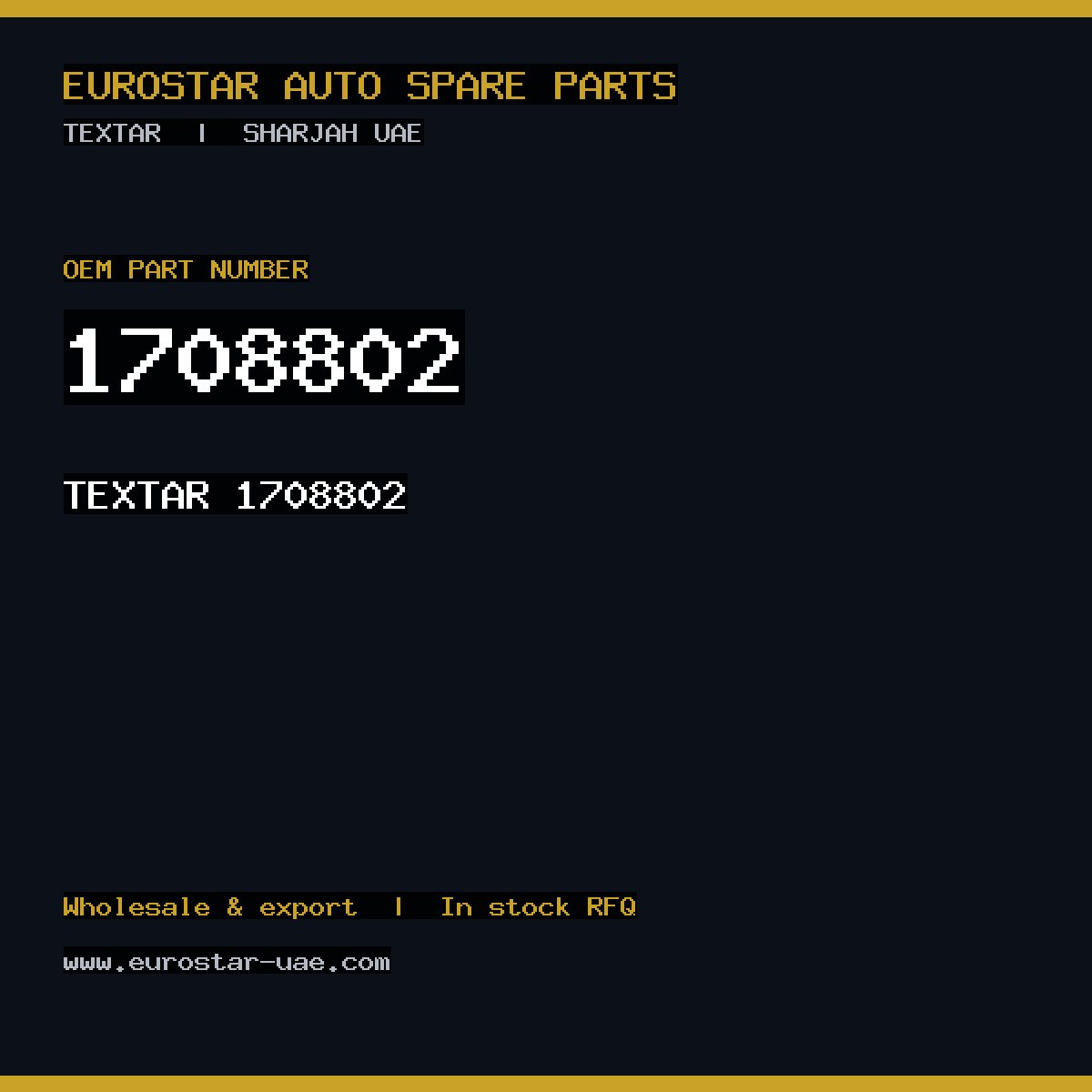 TEXTAR 1708802