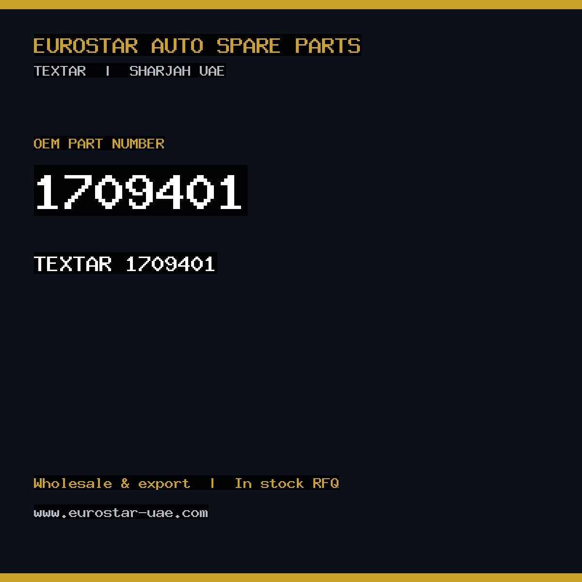 TEXTAR 1709401
