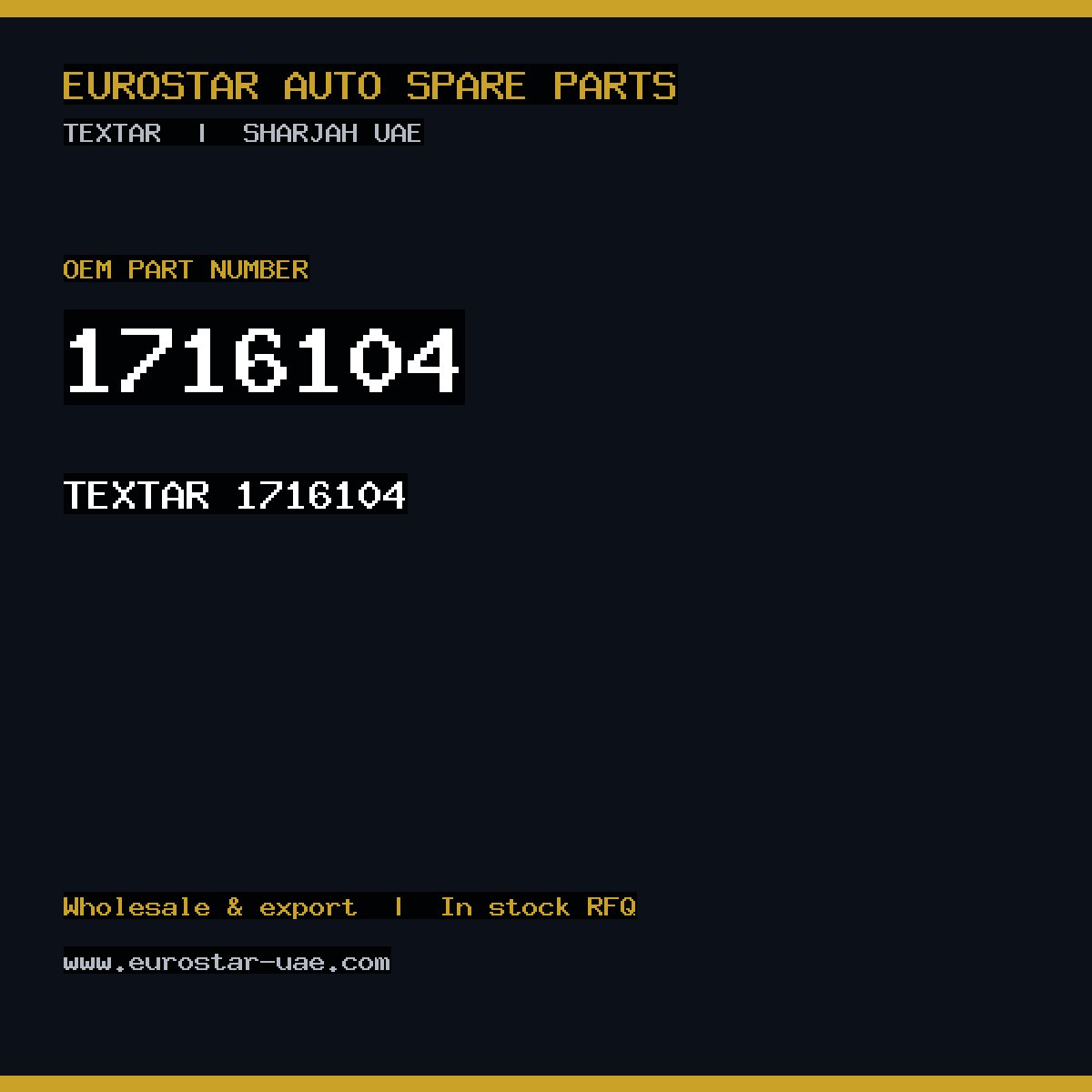 TEXTAR 1716104