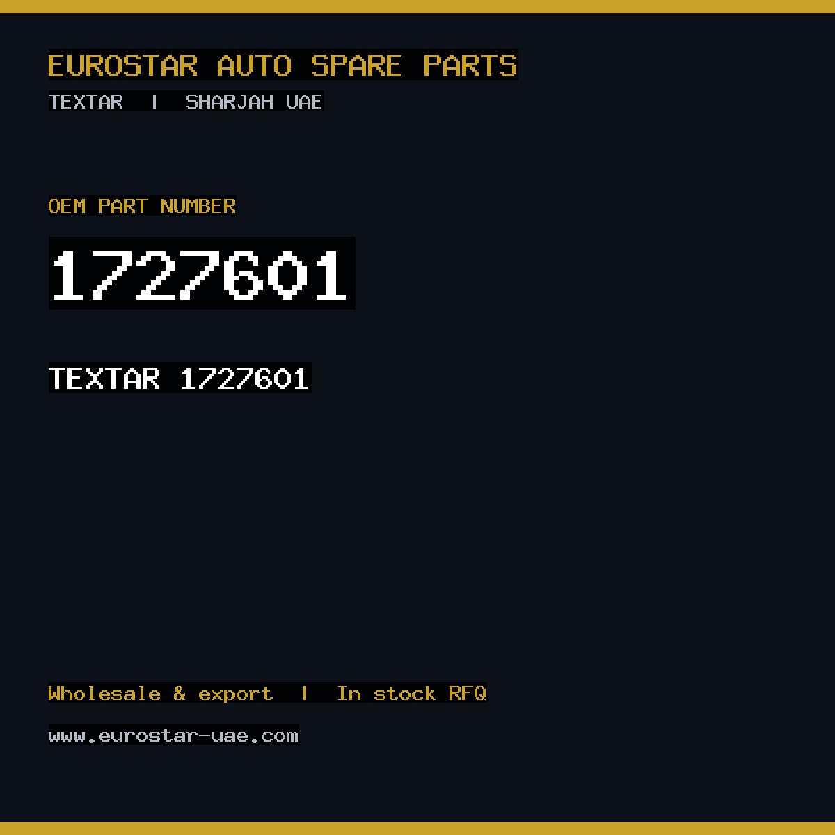 TEXTAR 1727601