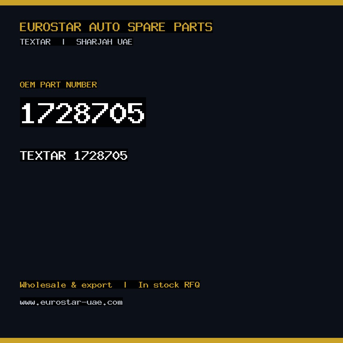 TEXTAR 1728705