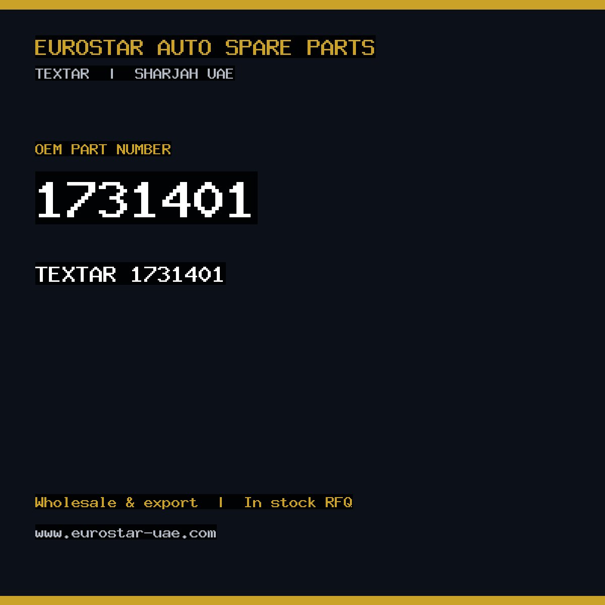 TEXTAR 1731401