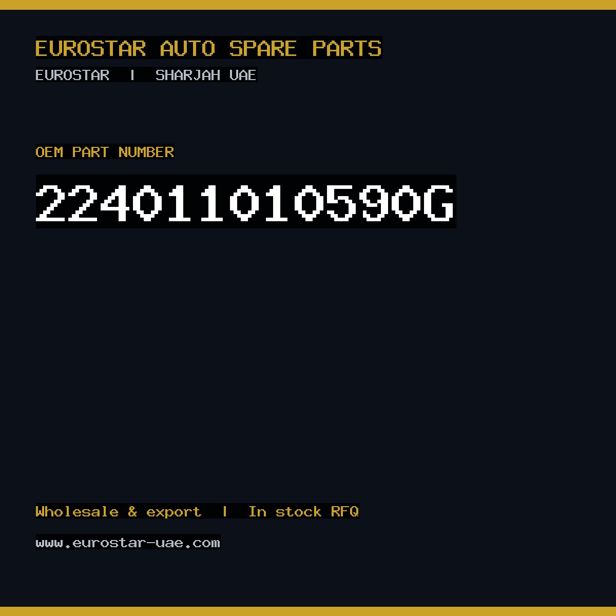 224-011-010-590G — CONTINENTAL/VDO 224-011-010-590G