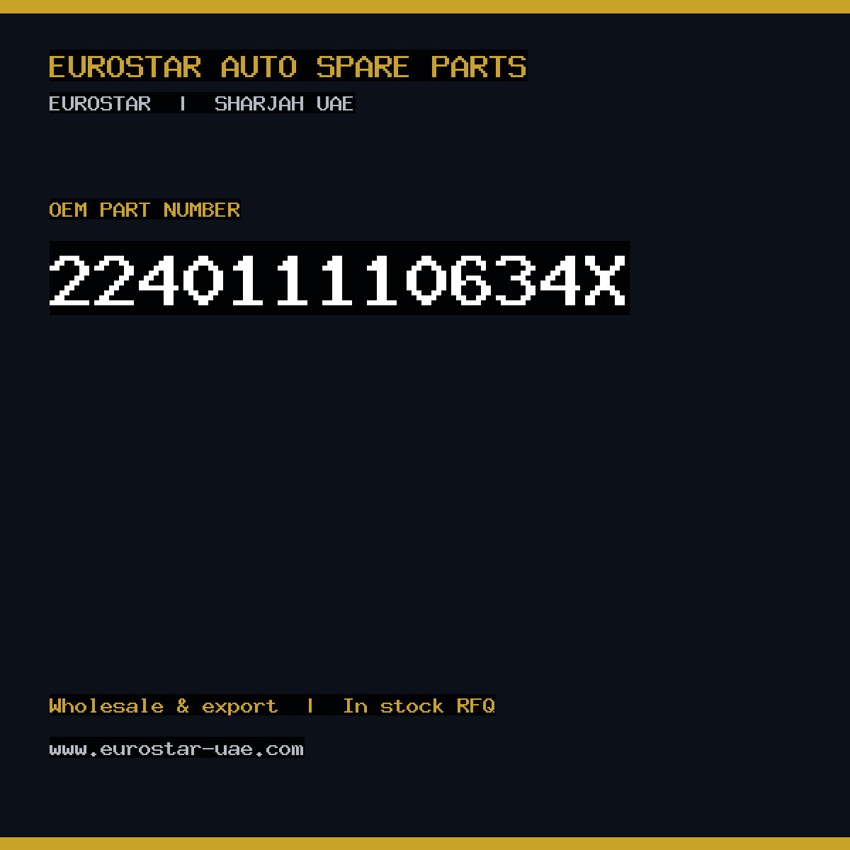 224-011-110-634X — CONTINENTAL/VDO 224-011-110-634X