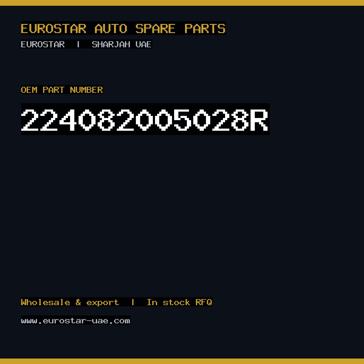 224-082-005-028R — CONTINENTAL/VDO 224-082-005-028R