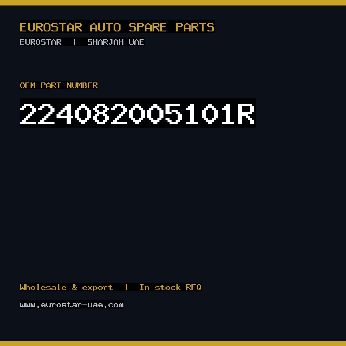224-082-005-101R — CONTINENTAL/VDO 224-082-005-101R