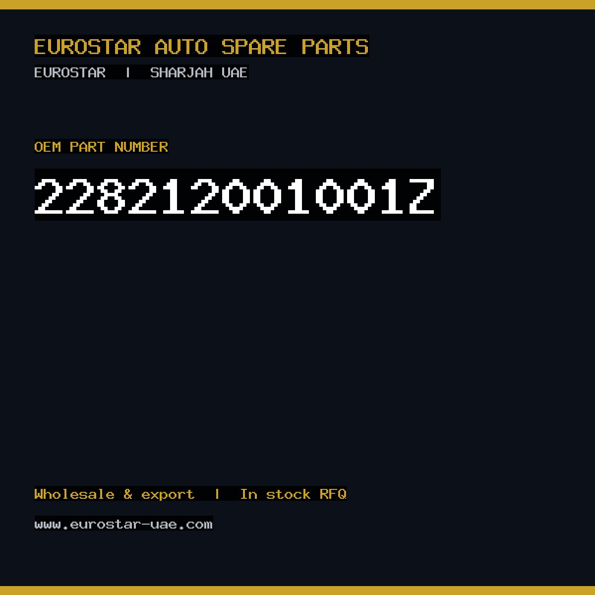228-212-001-001Z — CONTINENTAL/VDO 228-212-001-001Z