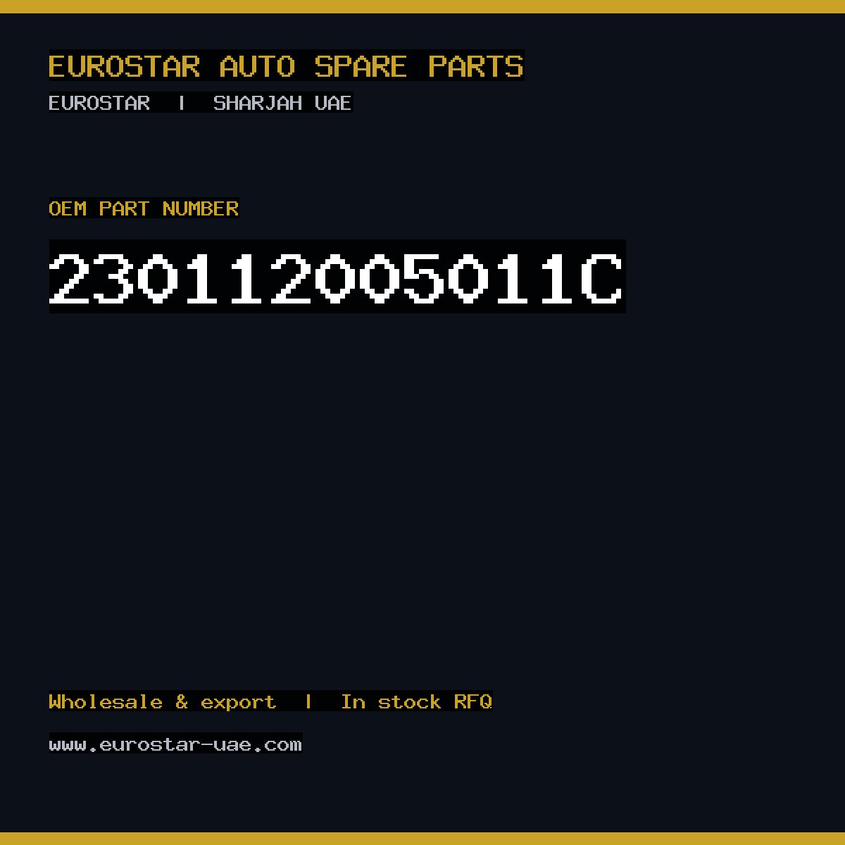 230-112-005-011C — CONTINENTAL/VDO 230-112-005-011C