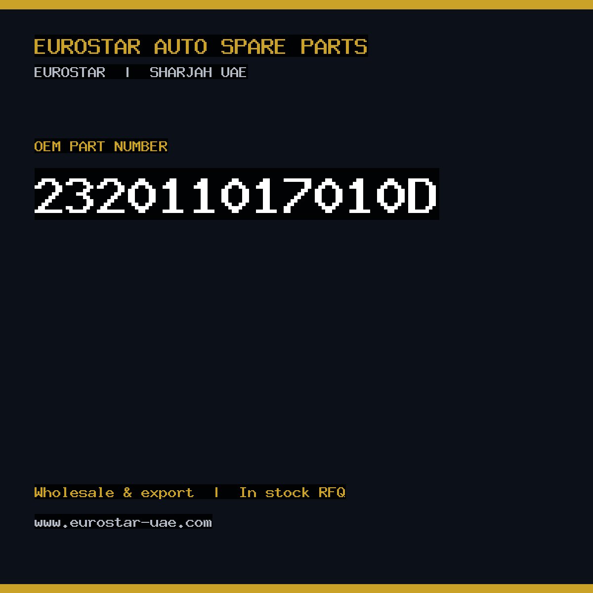 232-011-017-010D — CONTINENTAL/VDO 232-011-017-010D