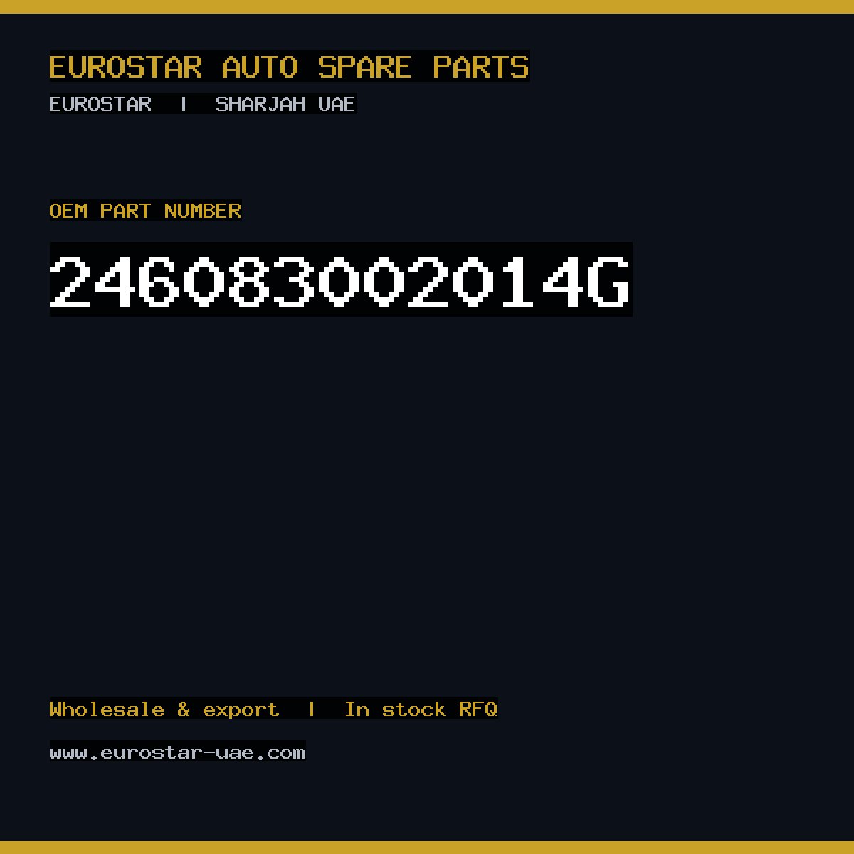 246-083-002-014G — CONTINENTAL/VDO 246-083-002-014G