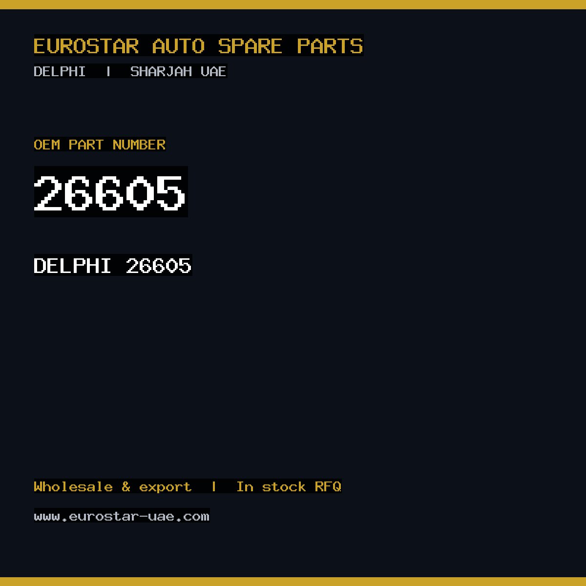 26605 — DELPHI 26605