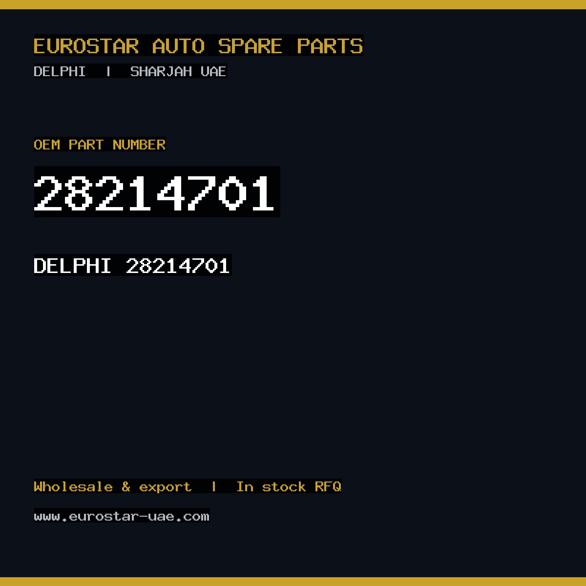 28214701 — DELPHI 28214701