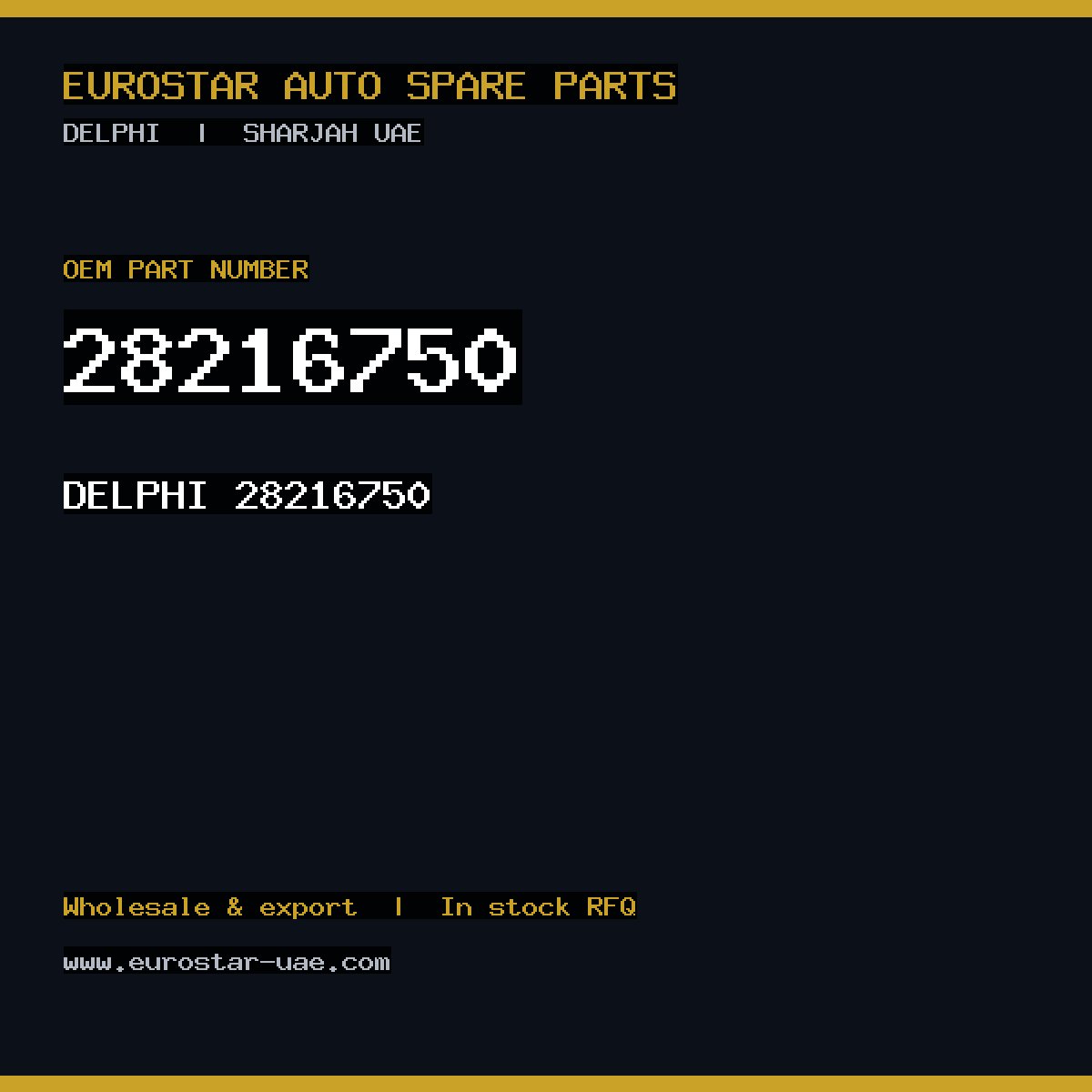 28216750 — DELPHI 28216750