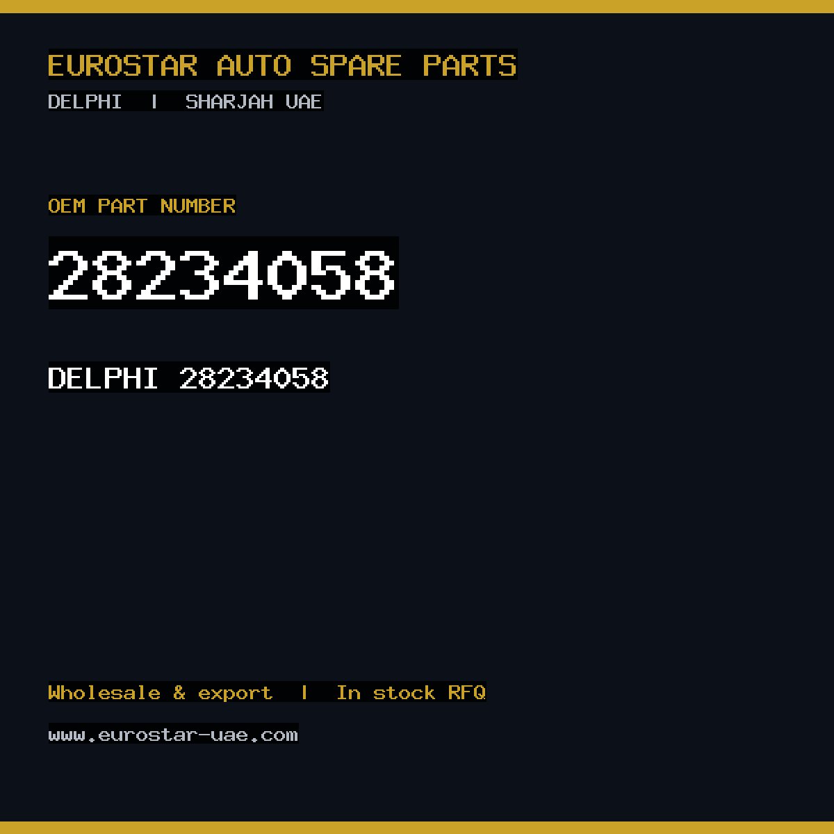 28234058 — DELPHI 28234058