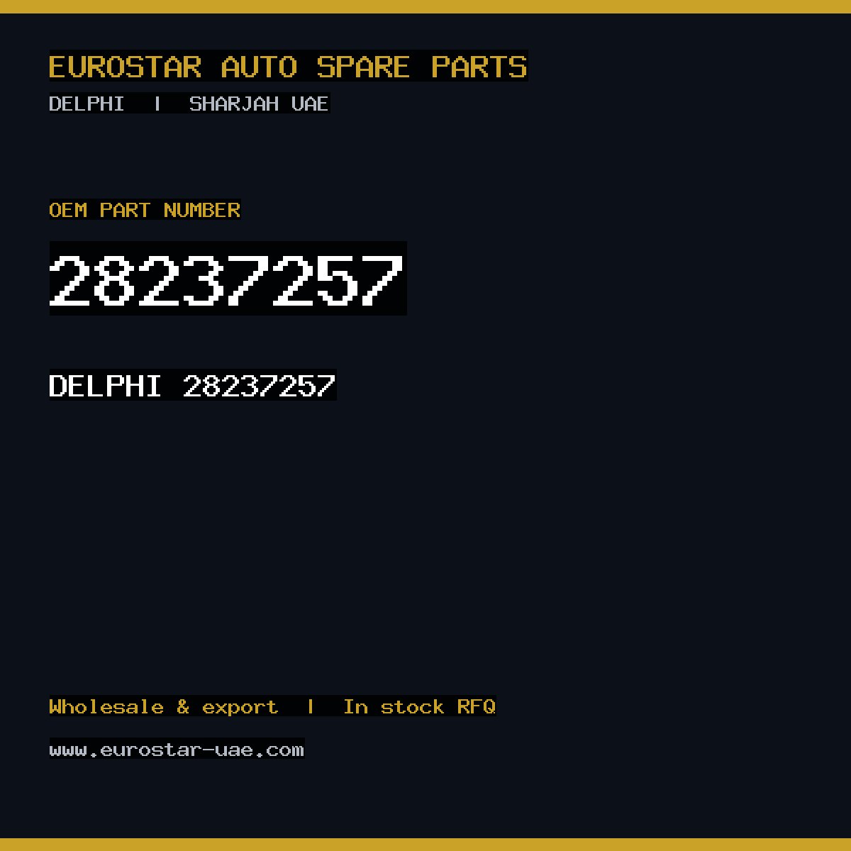28237257 — DELPHI 28237257