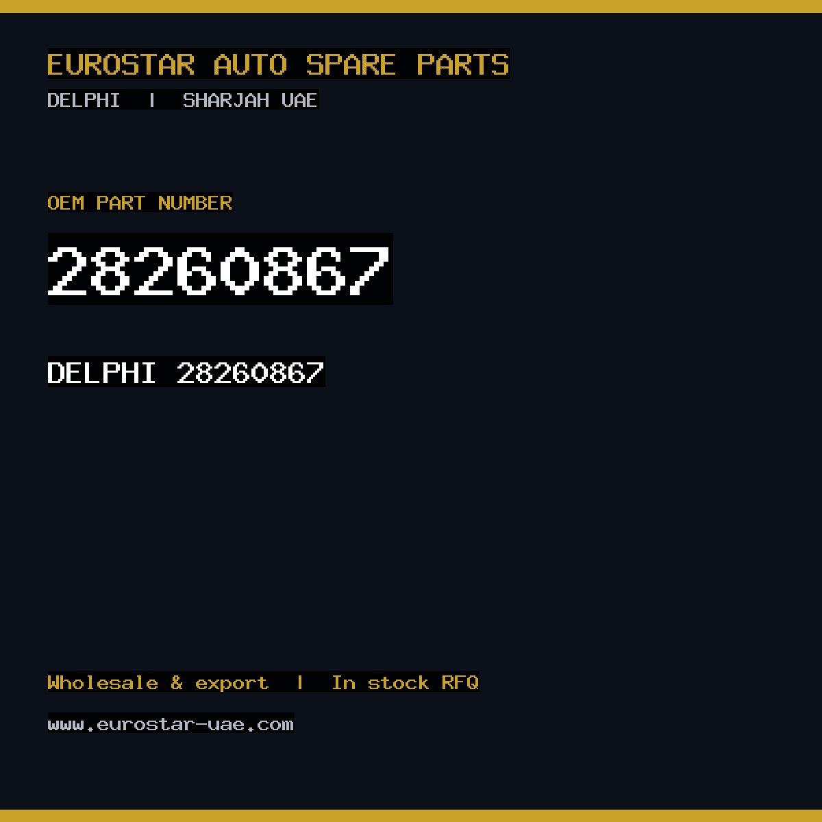 28260867 — DELPHI 28260867