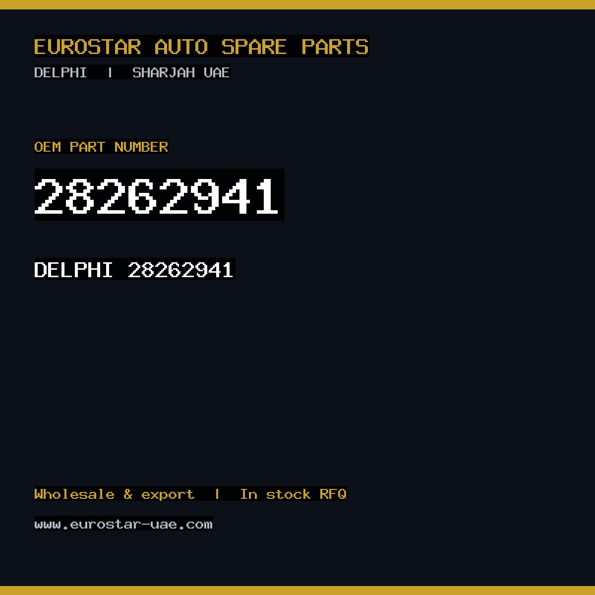 28262941 — DELPHI 28262941