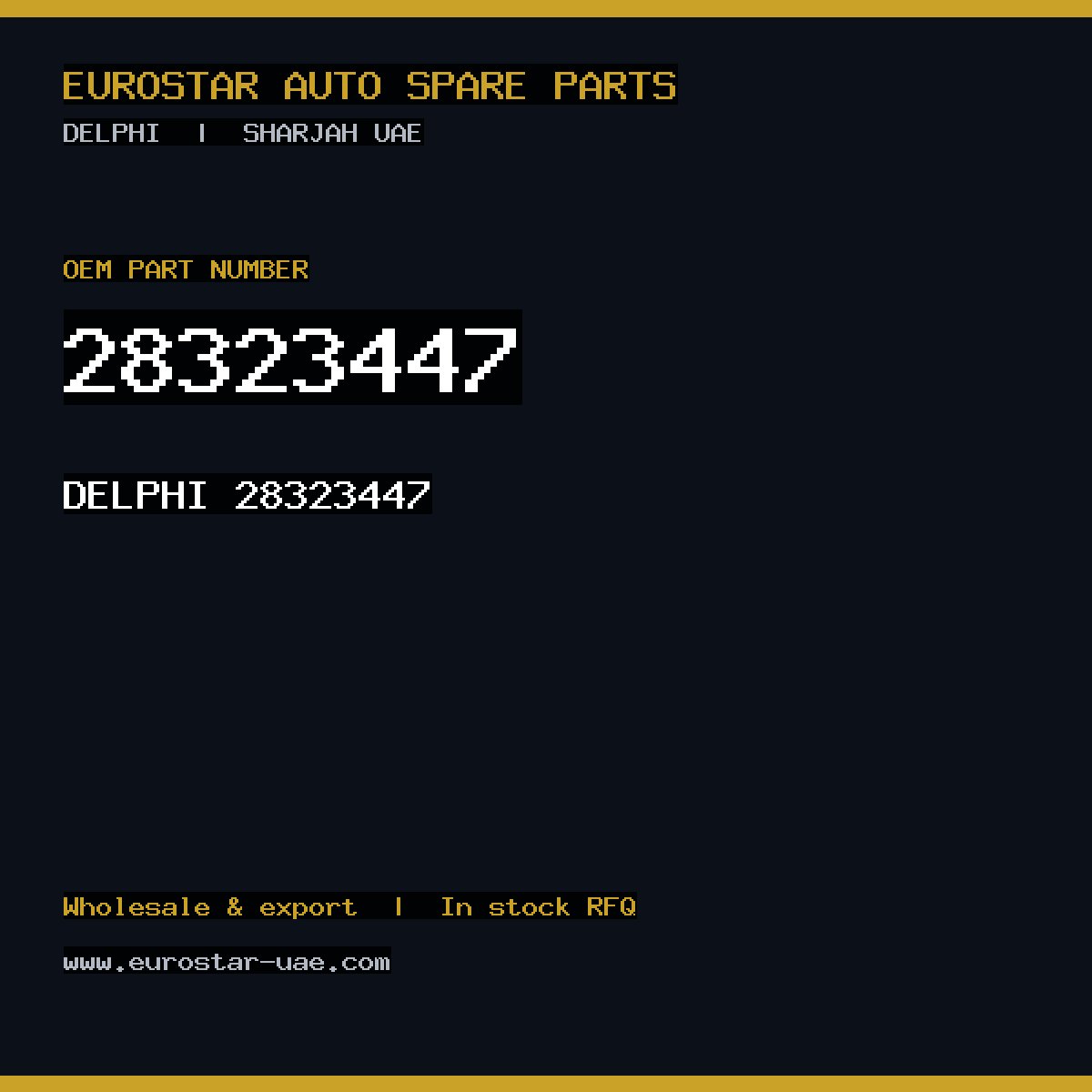 28323447 — DELPHI 28323447