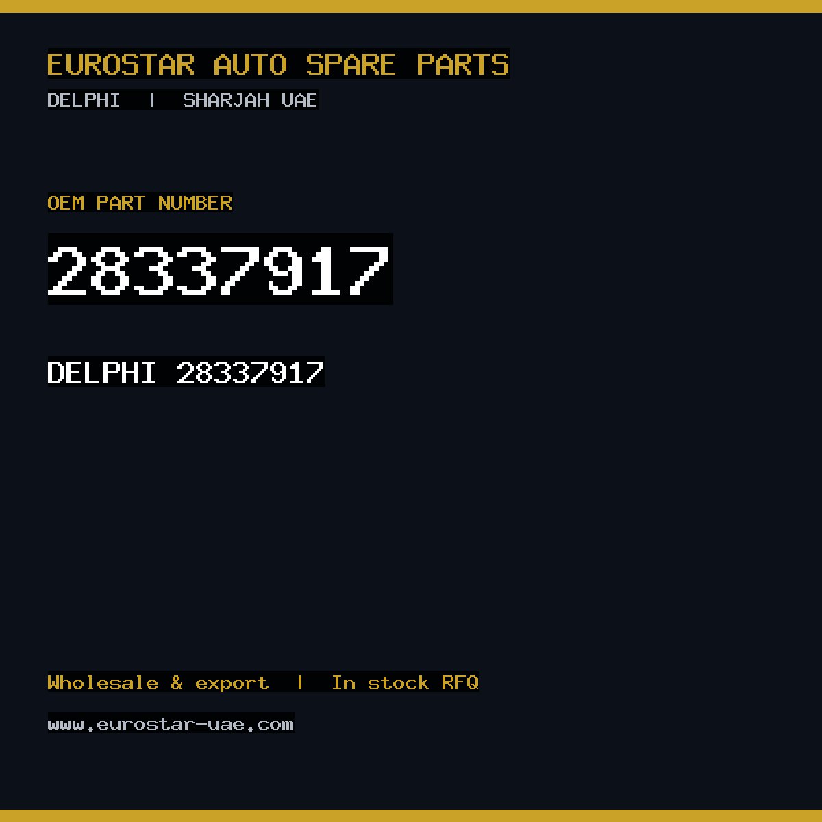 28337917 — DELPHI 28337917