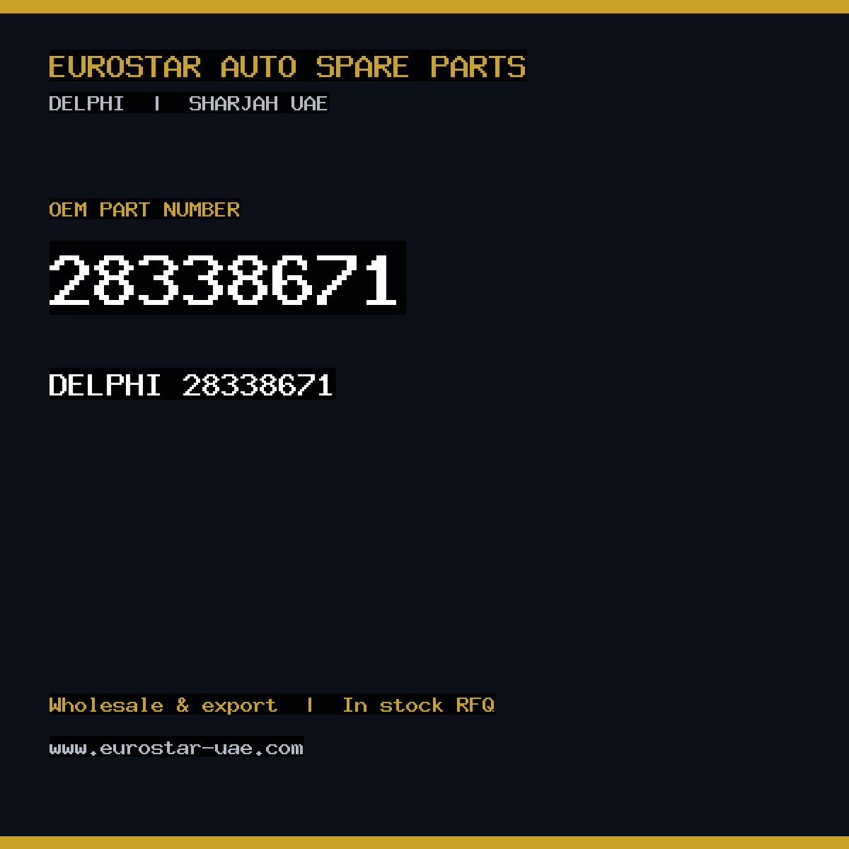 28338671 — DELPHI 28338671