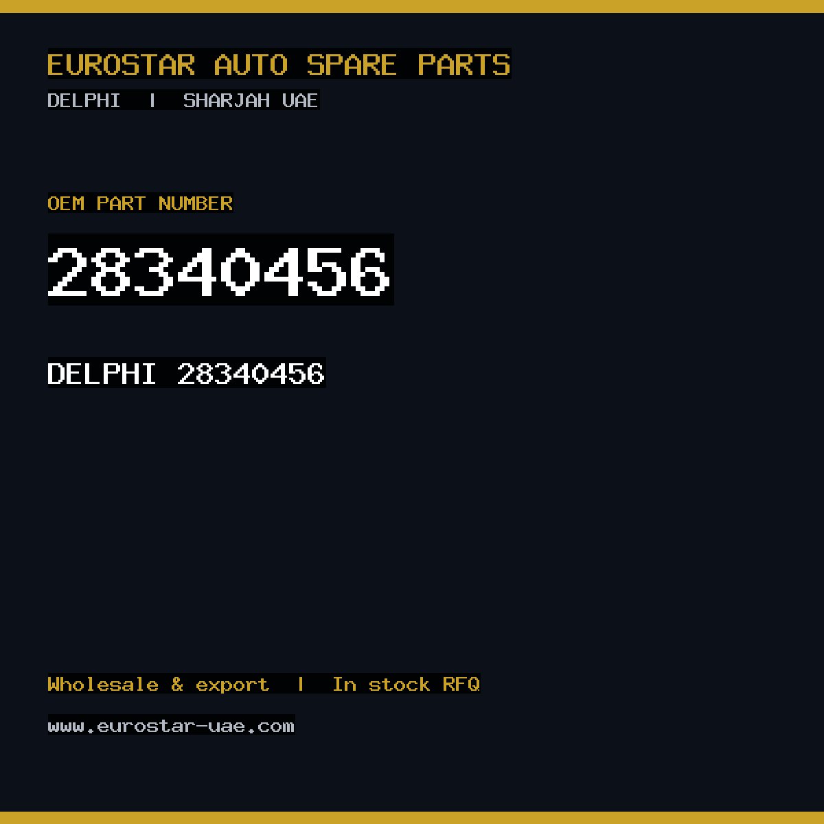 28340456 — DELPHI 28340456