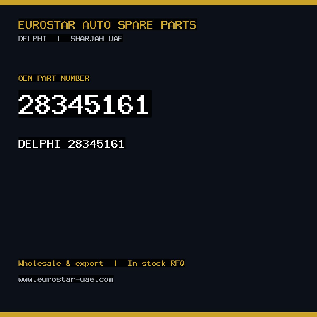 28345161 — DELPHI 28345161