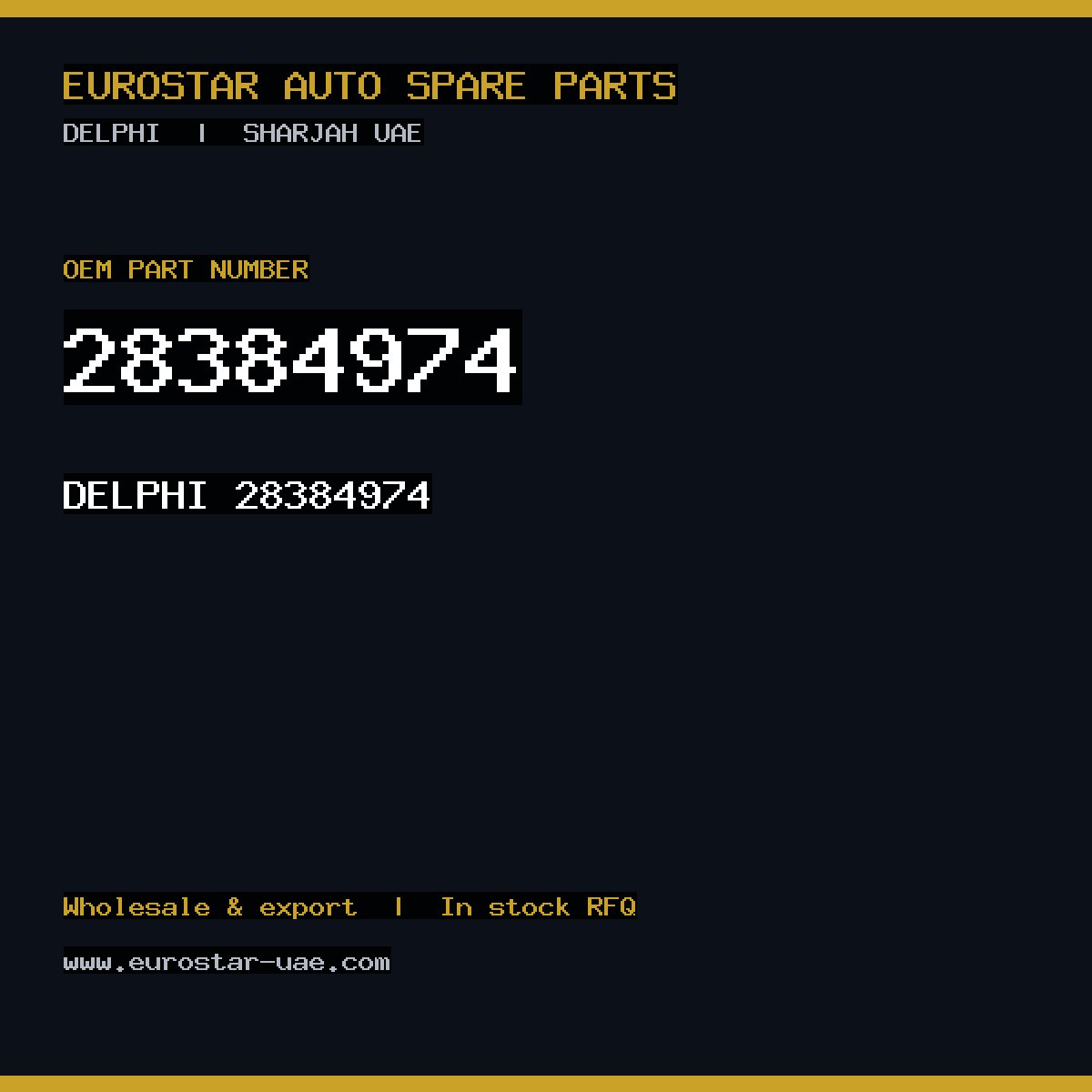 28384974 — DELPHI 28384974