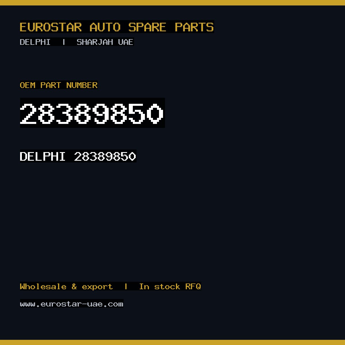 28389850 — DELPHI 28389850