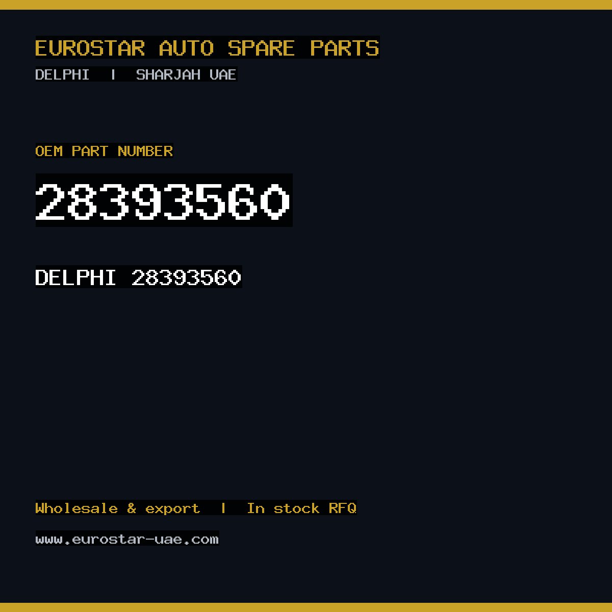 28393560 — DELPHI 28393560