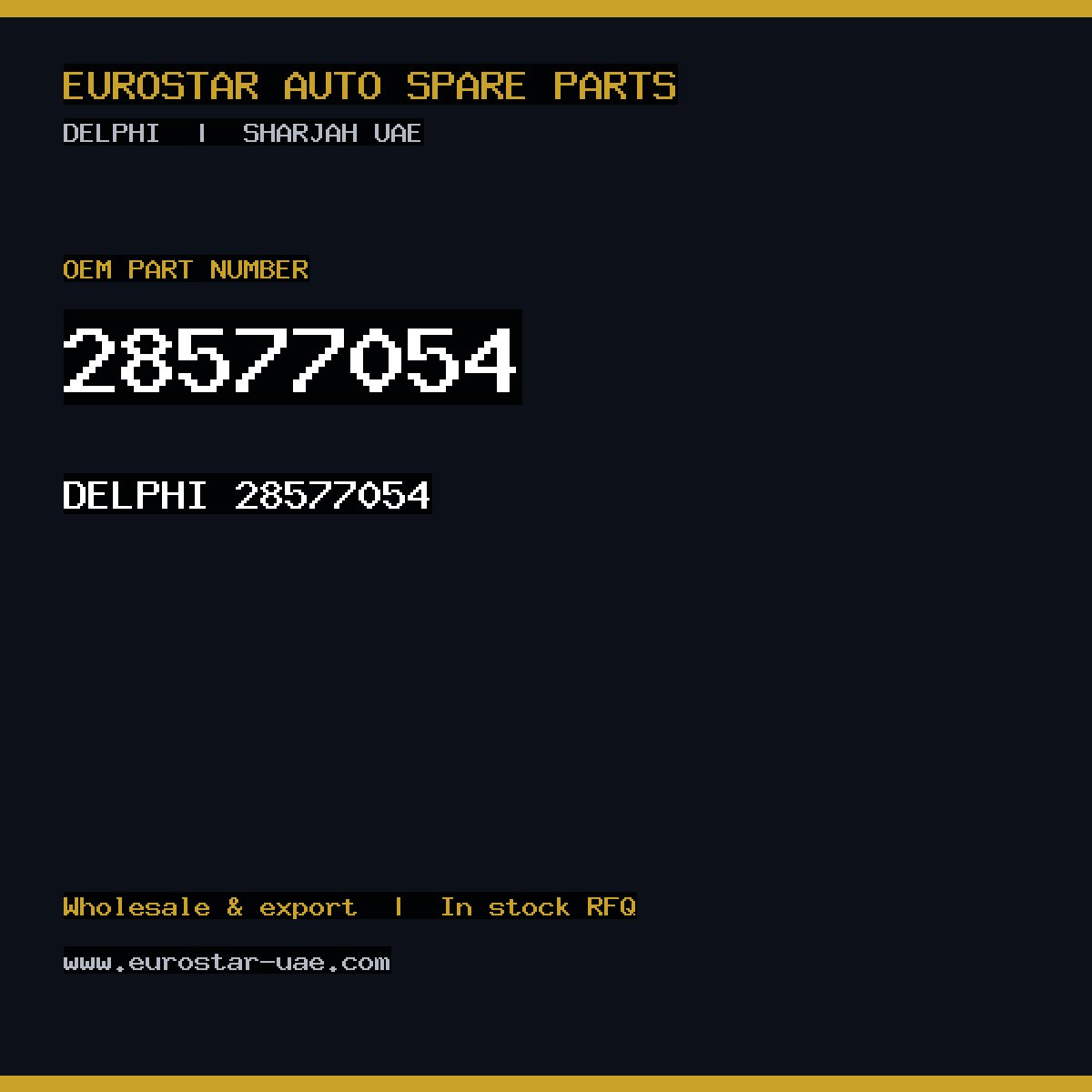 28577054 — DELPHI 28577054
