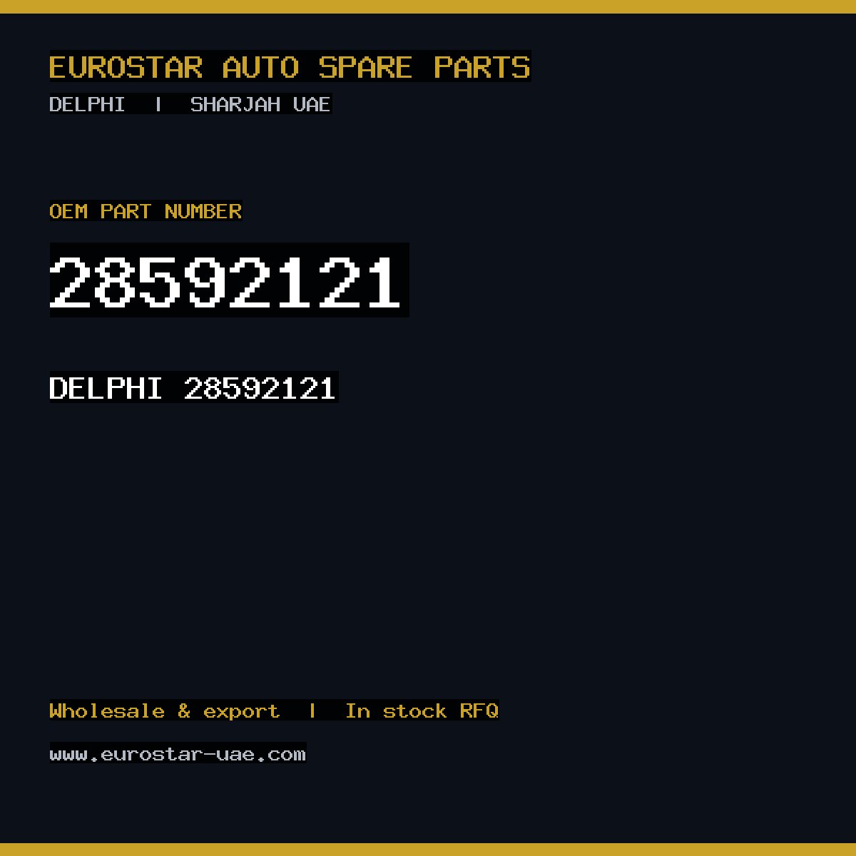 28592121 — DELPHI 28592121