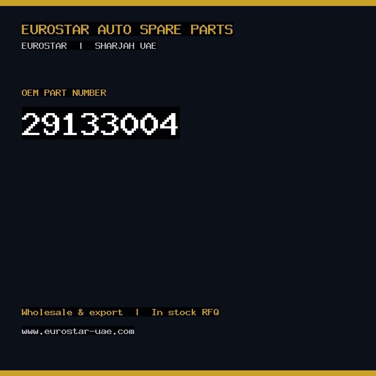 29-133-004 — CONTINENTAL/VDO 29-133-004