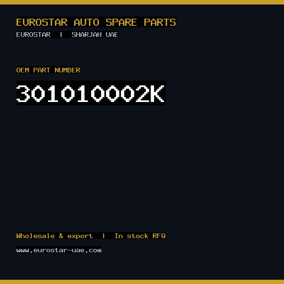 301-010-002K — CONTINENTAL/VDO 301-010-002K