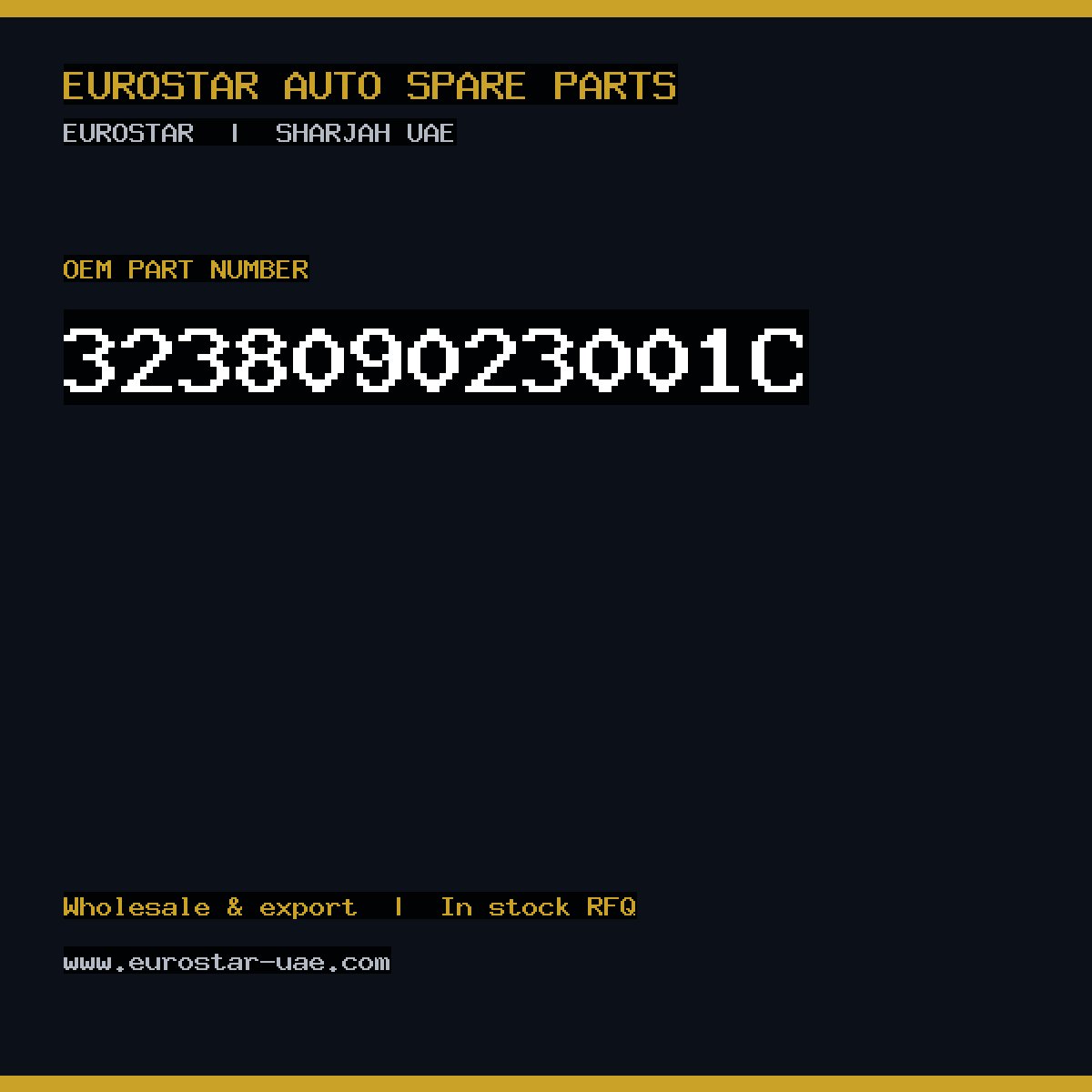 323-809-023-001C — CONTINENTAL/VDO 323-809-023-001C