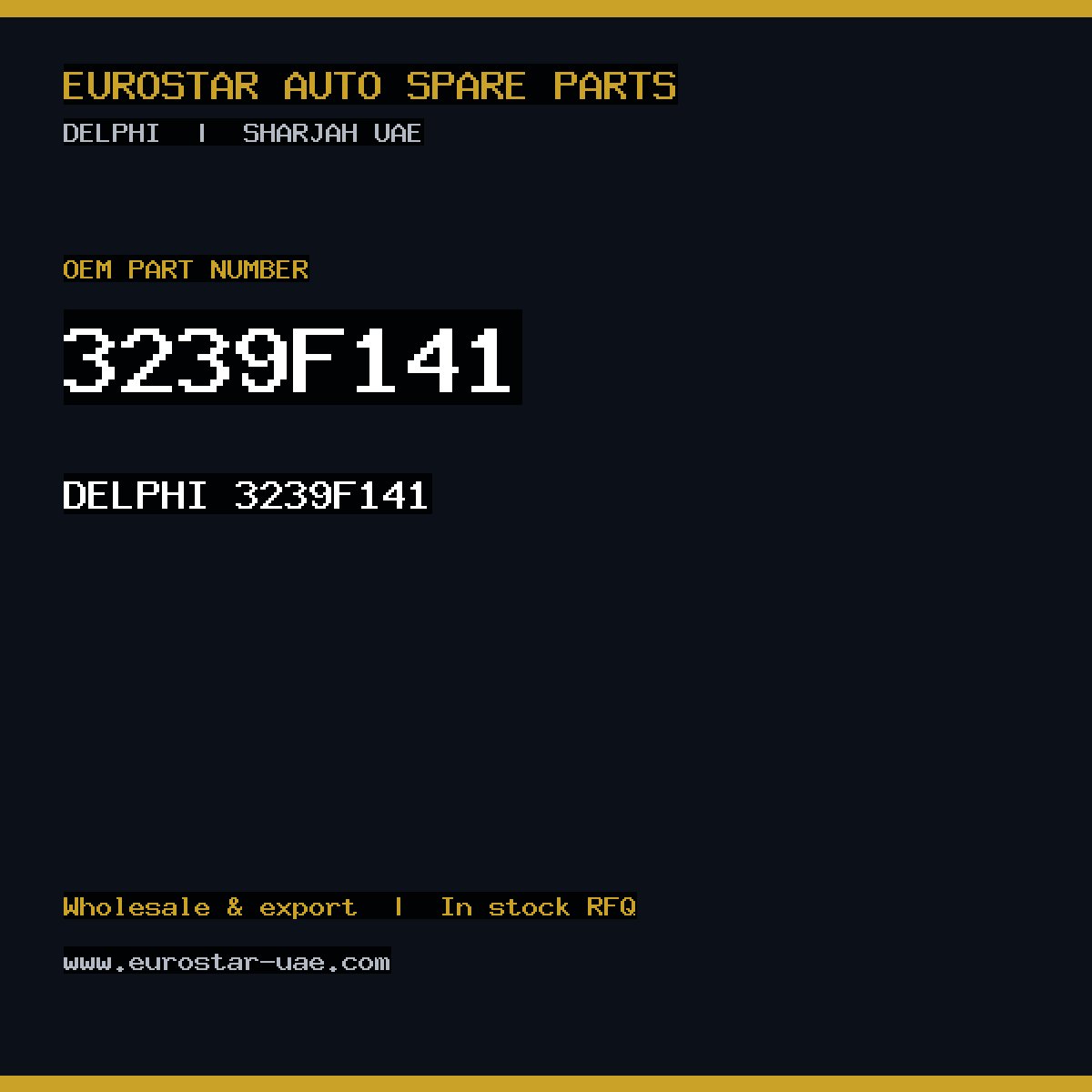 3239F141 — DELPHI 3239F141
