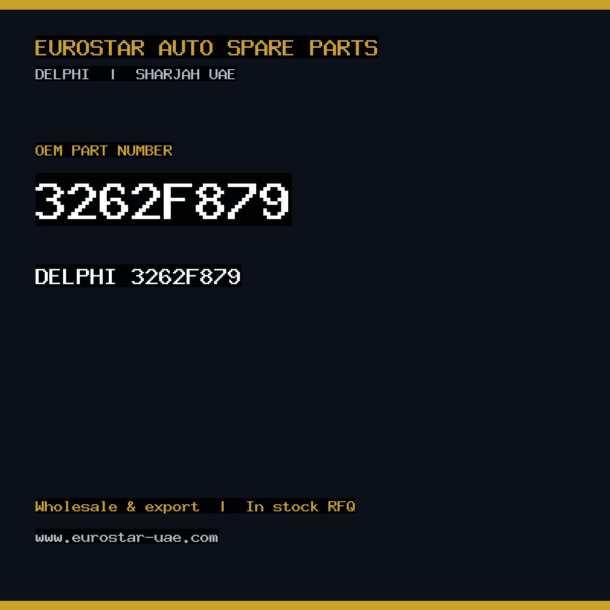 3262F879 — DELPHI 3262F879