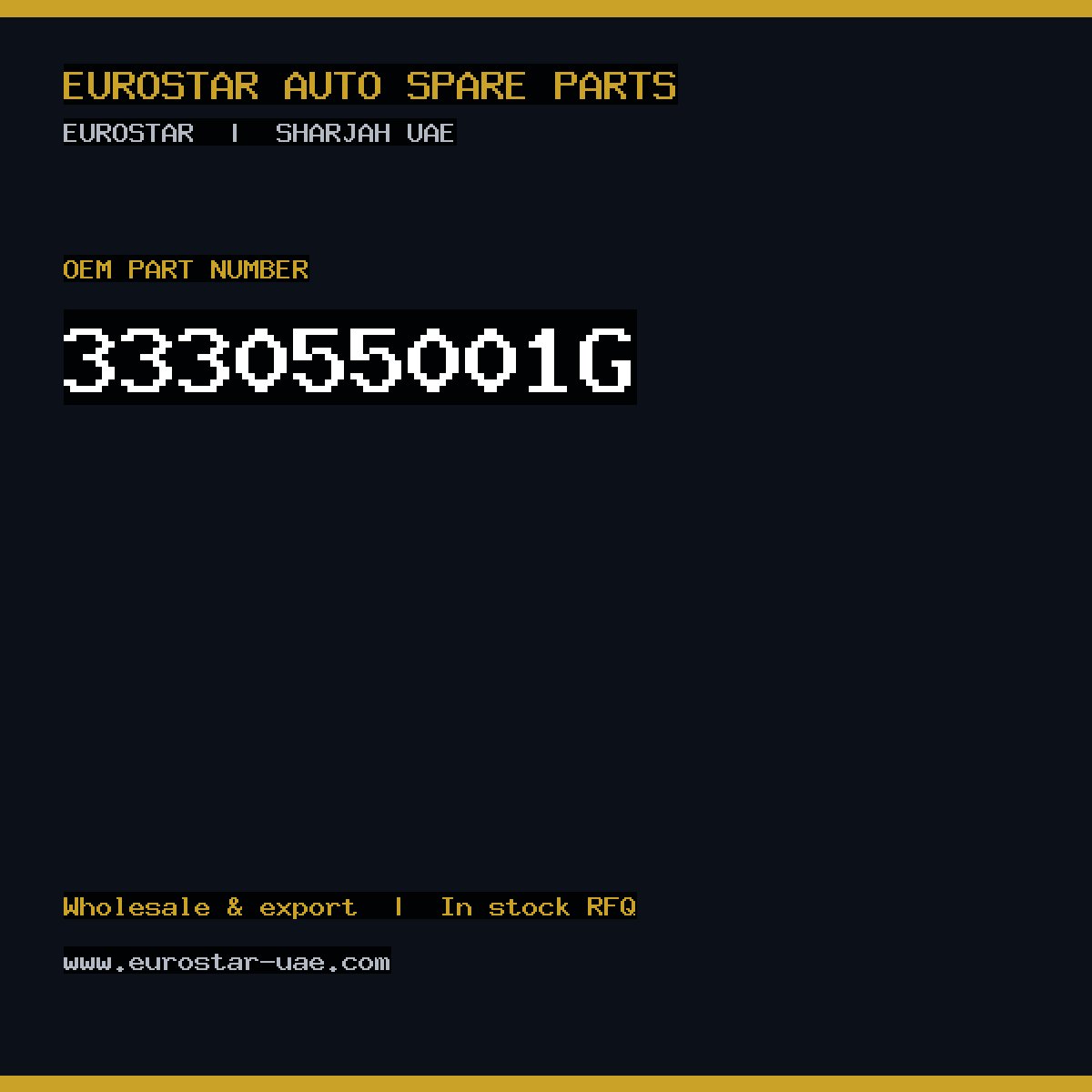 333-055-001G — CONTINENTAL/VDO 333-055-001G