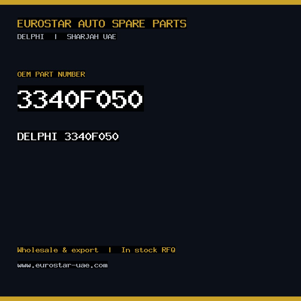 3340F050 — DELPHI 3340F050