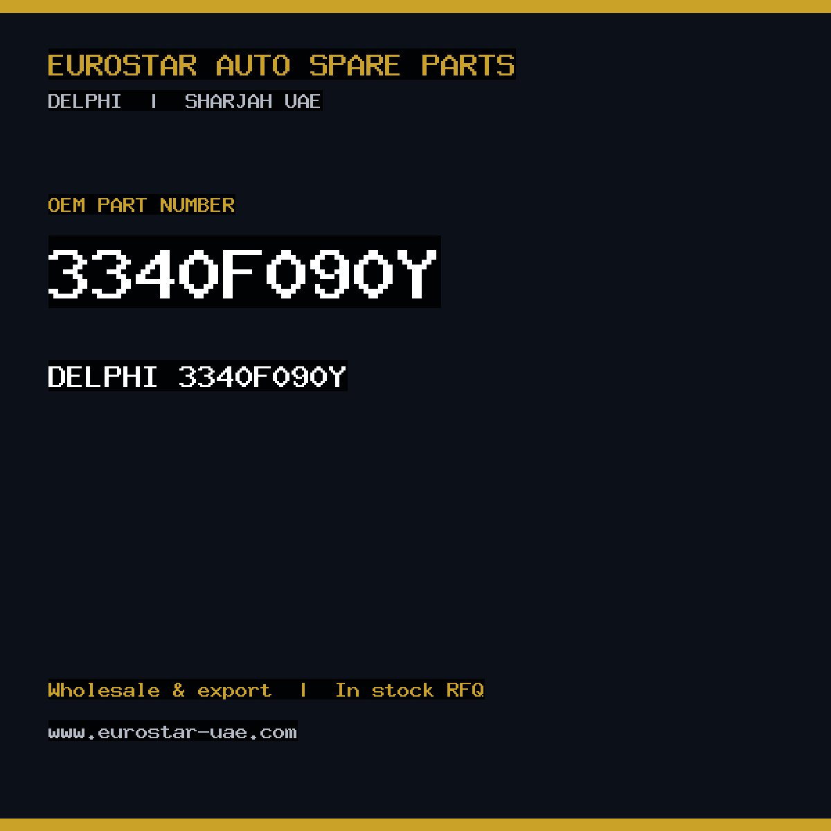 3340F090Y — DELPHI 3340F090Y