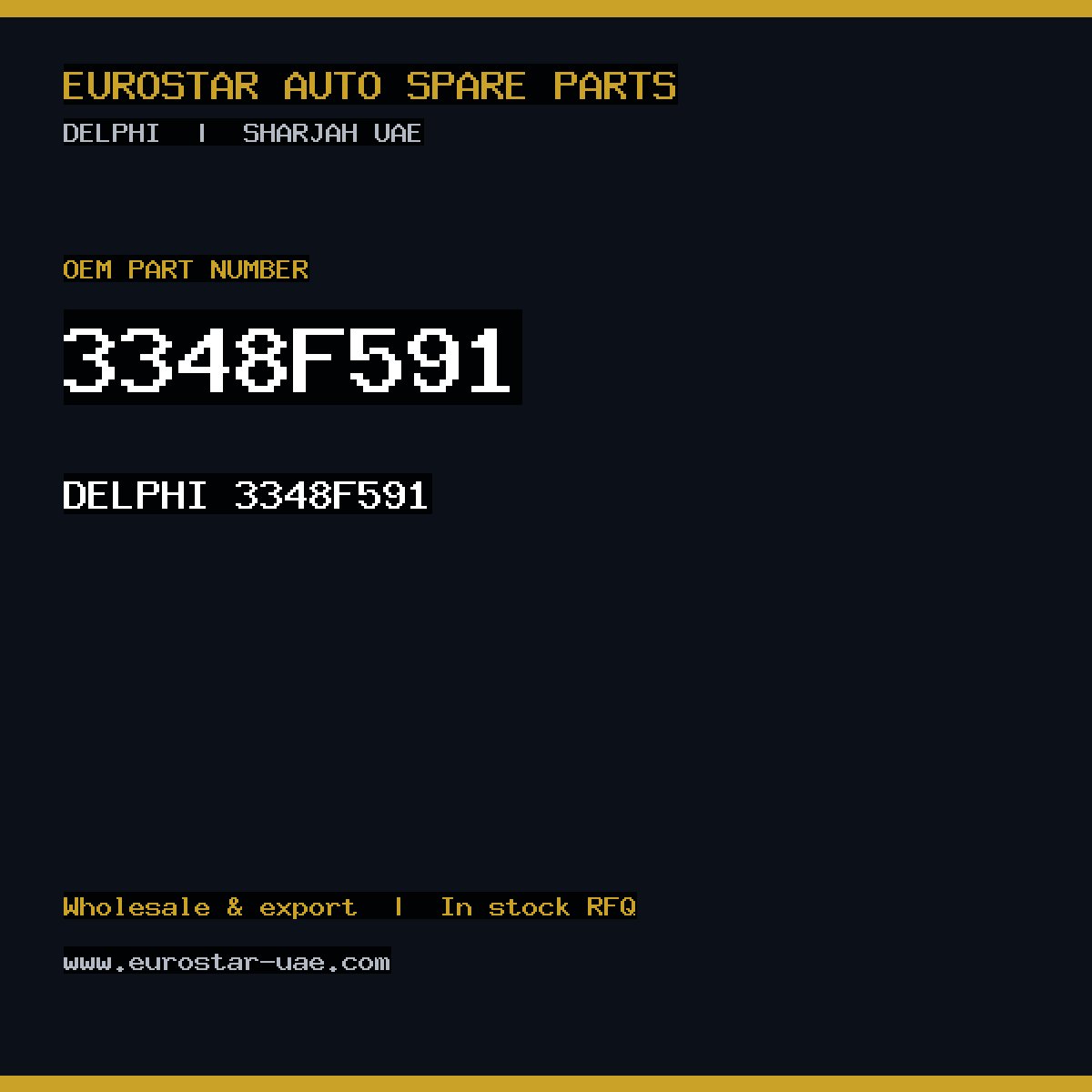 3348F591 — DELPHI 3348F591