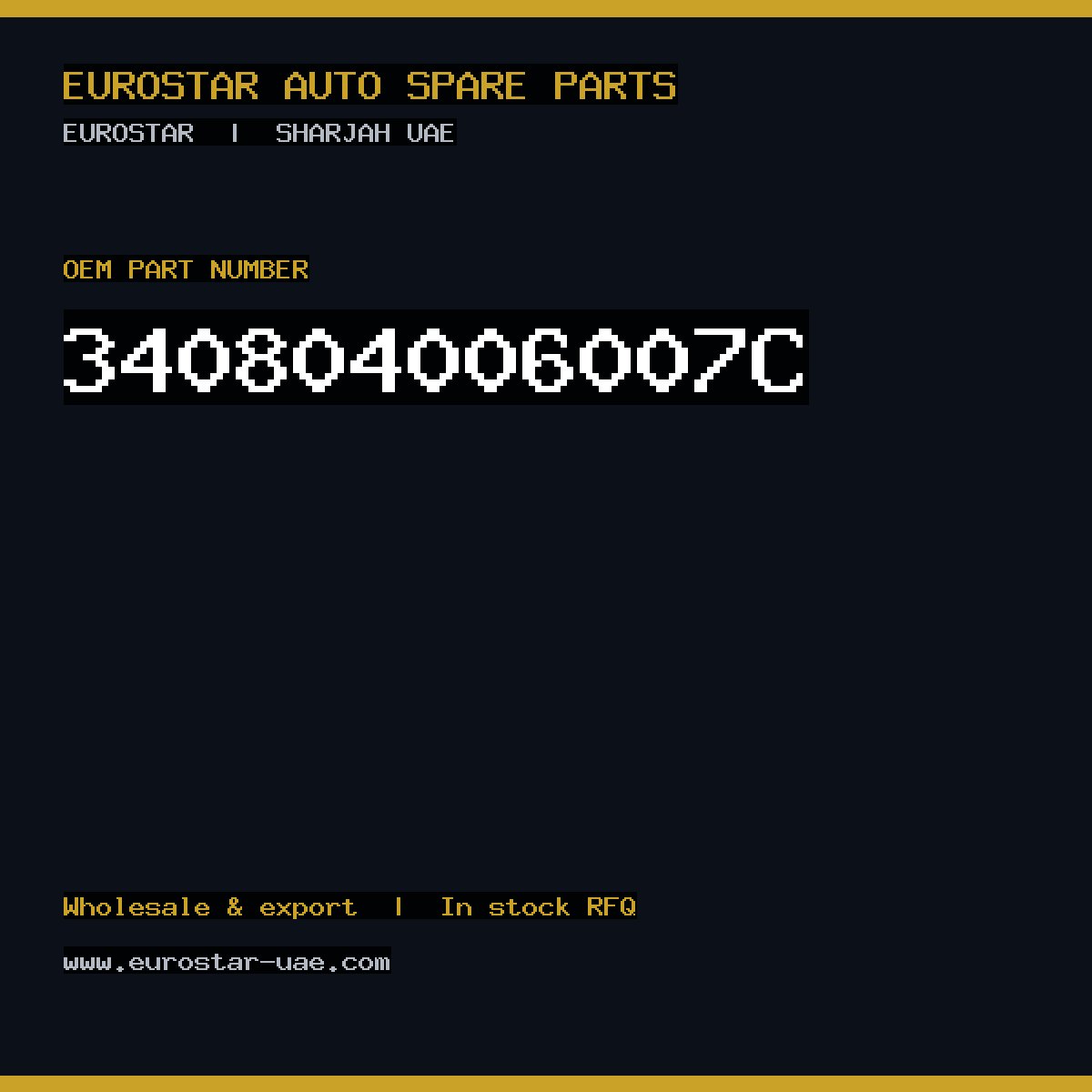 340-804-006-007C — CONTINENTAL/VDO 340-804-006-007C