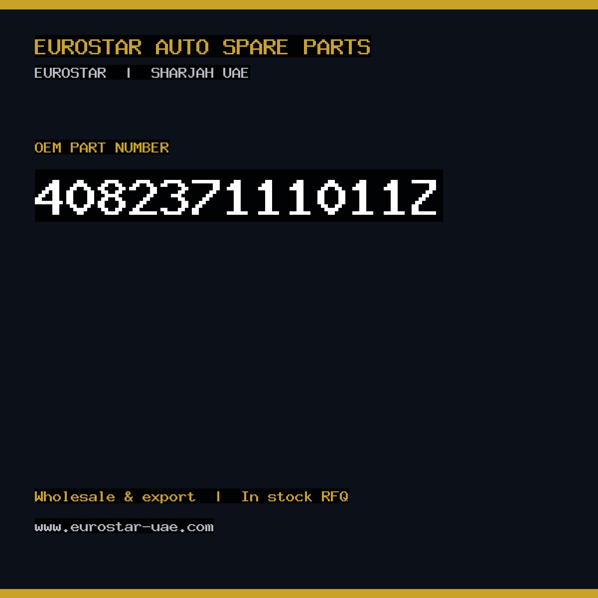 408-237-111-011Z — CONTINENTAL/VDO 408-237-111-011Z
