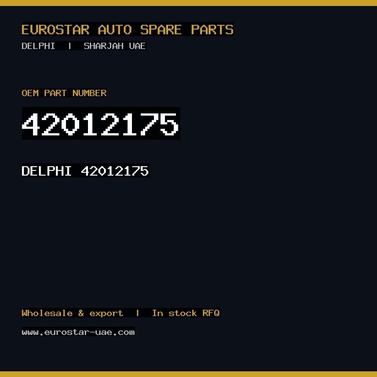 42012175 — DELPHI 42012175
