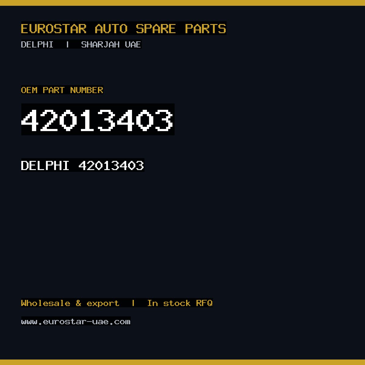 42013403 — DELPHI 42013403