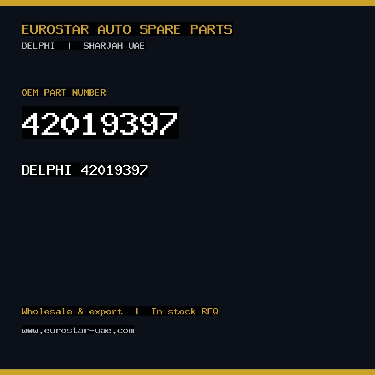 42019397 — DELPHI 42019397